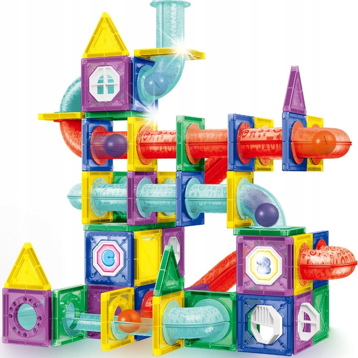 Set de constructie ProNice, 148 elemente, multicolor, pentru dezvoltarea creativitatii, 5+ ani