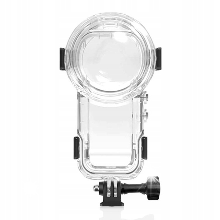 Калъф Puluz за камера Insta360 X5, дълбочина 60м, PC материал, GoPro монтаж