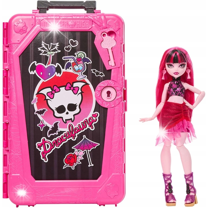 Papusa Monster High Draculaura set, multicolor, 32x20cm