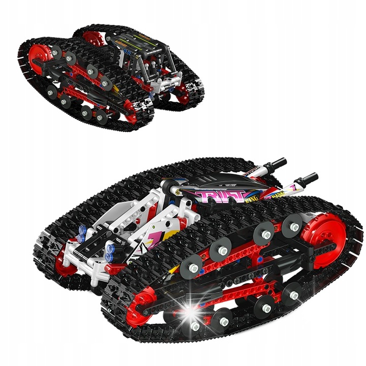 Set de constructie Mould King 13154, 830 elemente, design sportiv, multicolor