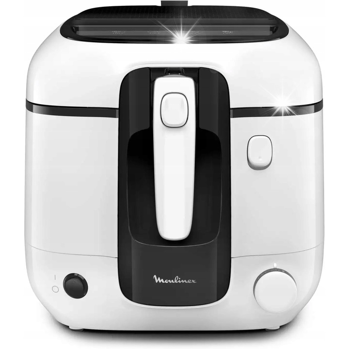 Moulinex Super Uno 2,2L 1800W fehér fritőz, nagy kapacitású, könnyen tisztítható