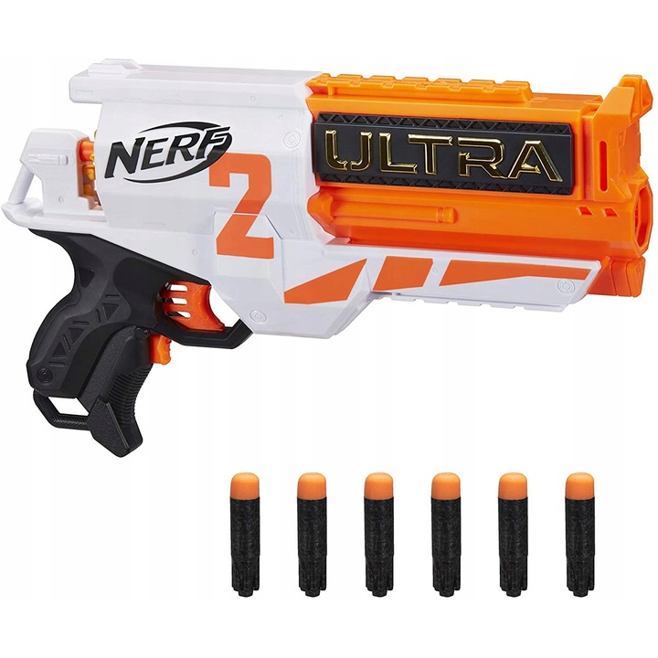 Пистолет Nerf Ultra Two, 10 стрели Ultra, 6 мишени от пяна, кърпа за глава, 28м, 6xAA