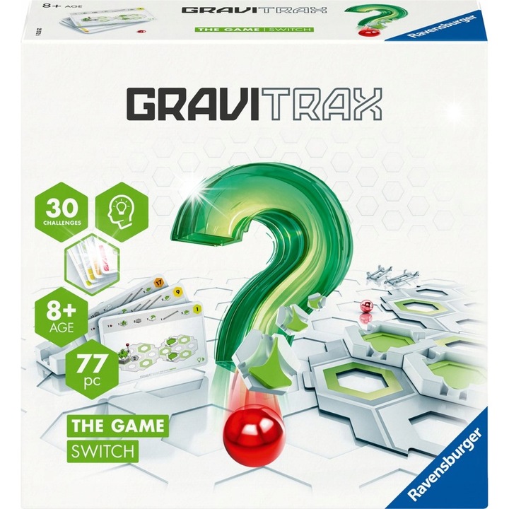 Set de constructie GraviTrax The Game Switch, 30 provocari, multicolor, 1+ jucatori