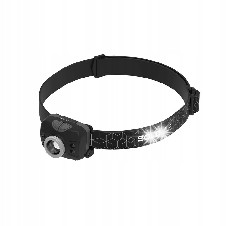 Челник Ledlenser Solidline SH5, 350 lm, IP54, черен, комплект с батерии и инструкции