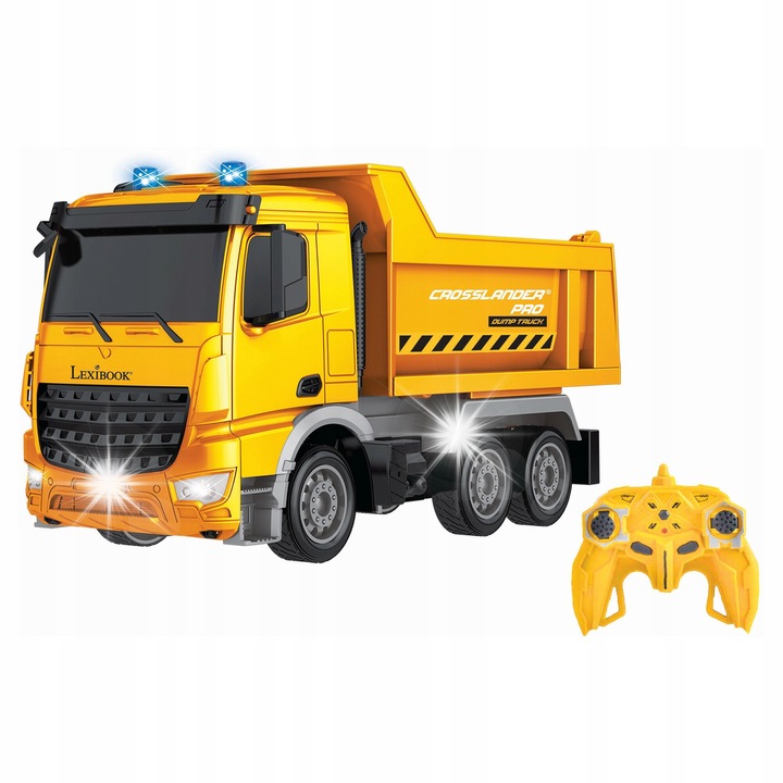 Камион за транспорт с дистанционно управление, Lexibook, светлинни ефекти, 28x12x15см