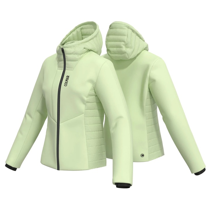 Jacheta schi dama Colmar Ripstop Inserts, Verde deschis