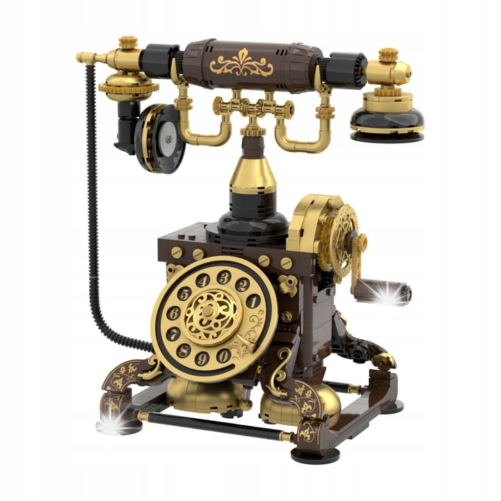 Комплект за конструиране Pantasy Ретро Телефон, 766 части, 24x15x26см, многоцветен