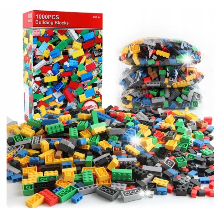 Set de constructie, PAN I PANI GADZET, 1000 elemente, plastic, pentru copii peste 6 ani