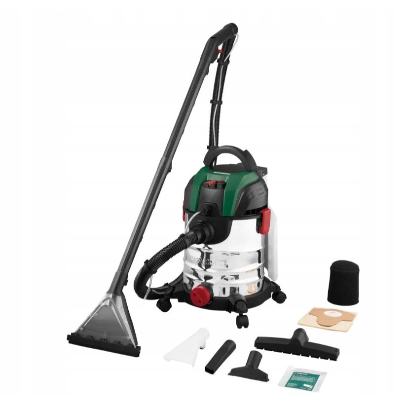 Aspirator umed-uscat Parkside PWS 20, 250 AirWatt, argintiu, 44x44x52cm