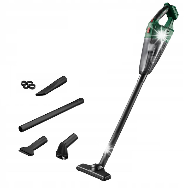 Aspirator auto Parkside PHSSA 20-Li D2, umed si uscat, 4 duze, 44.7x11.8x14cm