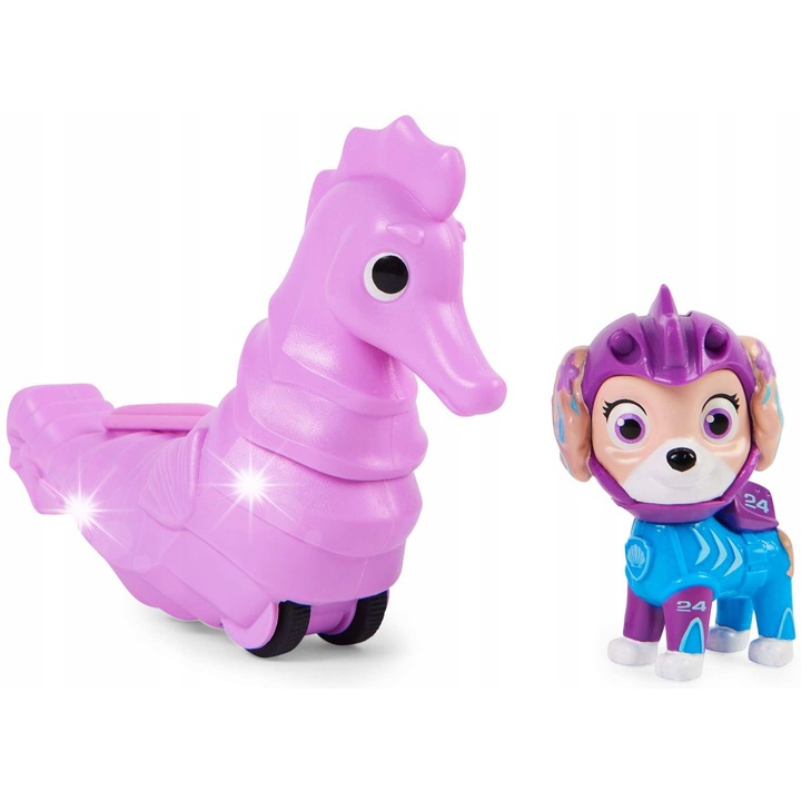 Figurina készlet Mancs őrjárat Aqua Pups, Coral és tengeri póni, 7 cm, többszínű