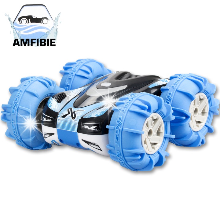 Exost 360 Aquacross autó, terepjáró, ütésálló, 14,5x15x7cm, többszínű, 5 éves kortól