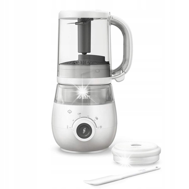 Пасатор Philips Avent SCF883/02 4 в 1, бял, 1000мл