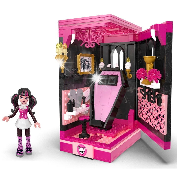 Mega Bloks építőkészlet, Drakulaura szett, 301 darab, műanyag, 13 év+