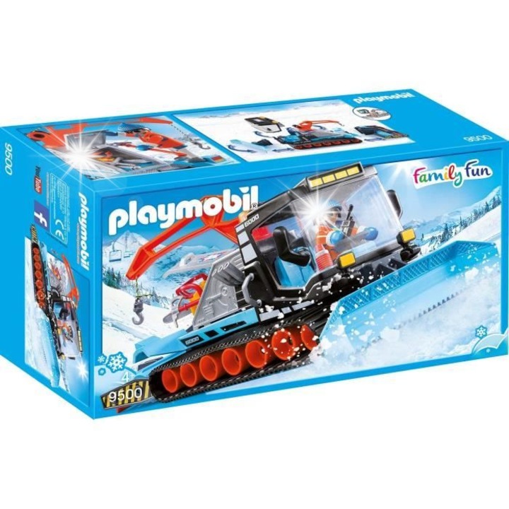 Set de constructie Playmobil Family Fun 9500 Camion cu plug de zapada