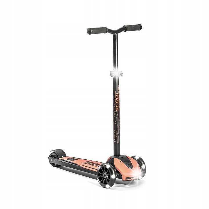 Scoot and Ride Highwaykick 5 LED 3 kerekű roller, 120mm, narancssárga, 118x180cm