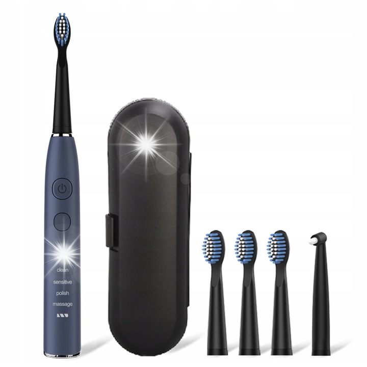 Periuta de dinti electrica Seago SG575, 5 moduri, 5 capete, alb, 28,65x26,61x234,63mm