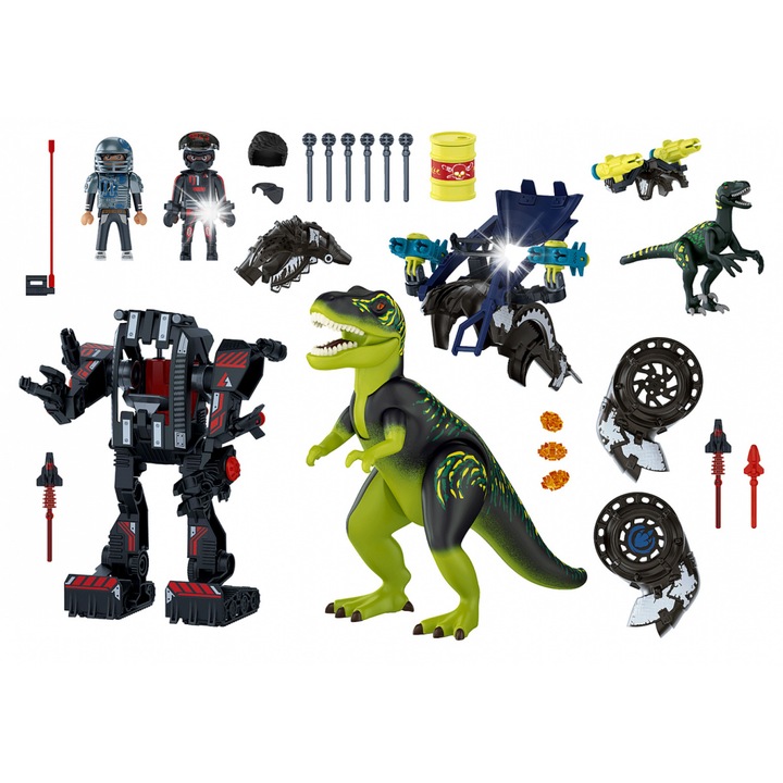 Set de constructie, Playmobil Dino Rise T-Rex, set 84 elemente, 14x38x35cm
