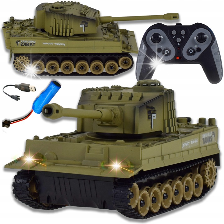 Skleplolki RC autó, forgó toronnyal, hanggal és fényekkel, többszínű, nagy méretek