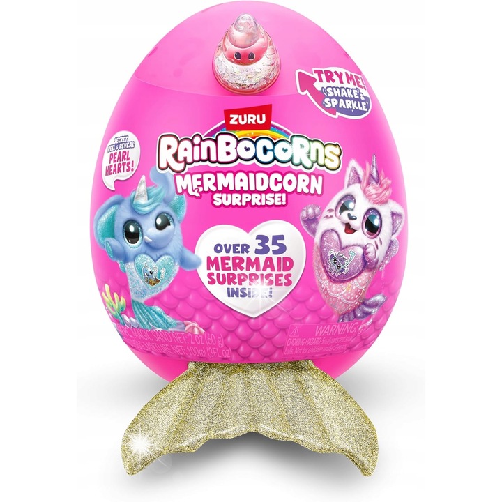 Jucarie de plus, Rainbocorns, Seria 7 Kotek, 35 surprize, multicolor, 30x30cm