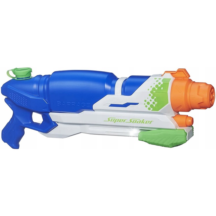 Воден пистолет Nerf Soaker Barrage, 3 режима, 2,4л, 54см