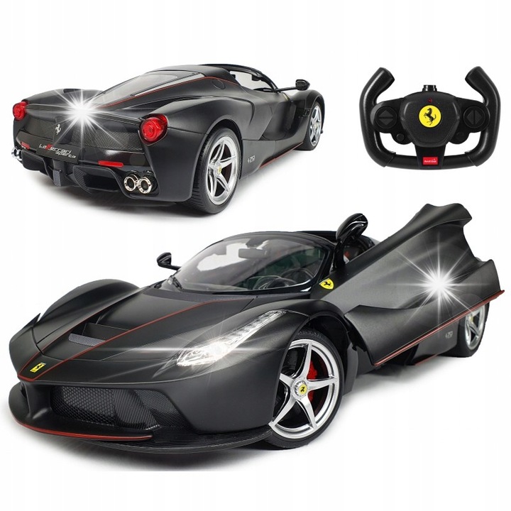 Masinuta Rastar model Ferrari 1:14, functie drift, LED-uri, 334x154x87mm