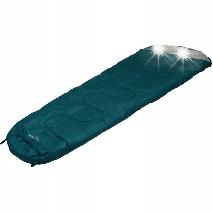 Спален чувал тип мумия XXL Redcliffs 230x80/50см, комфортна температура 10-0°C, син цвят