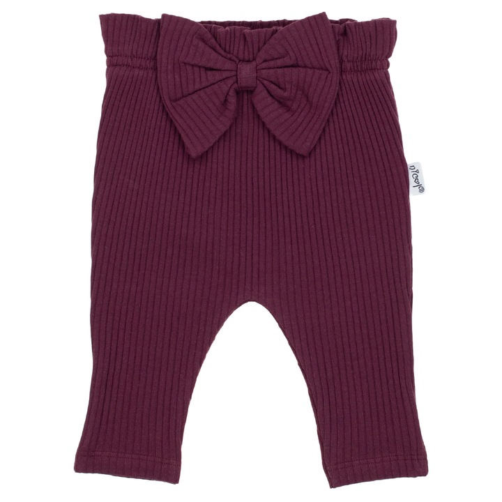 Nadrág NICOL, pamut, Bordó