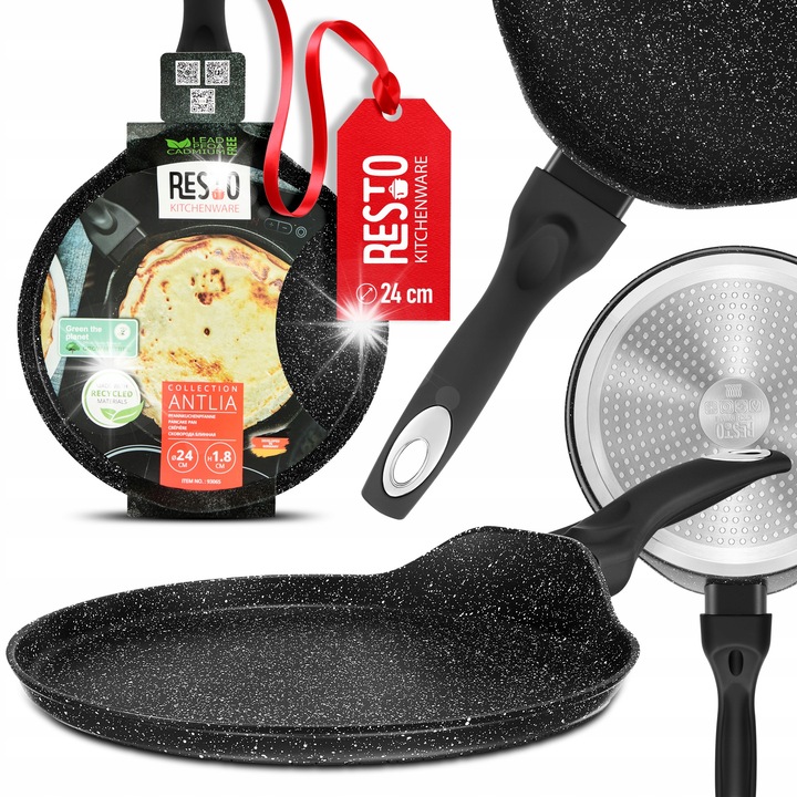 Tigaie Resto Antlia 24cm, aluminiu, pentru clatite