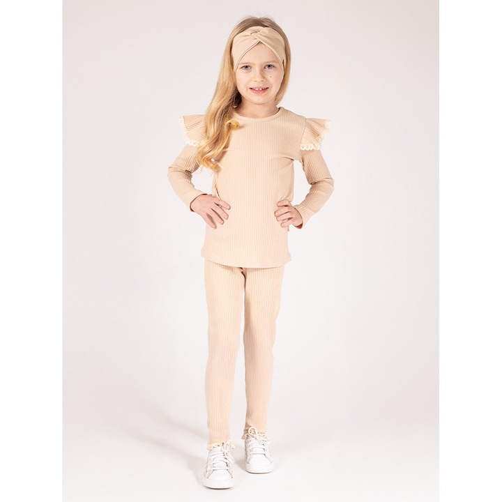 lányoknak, NICOL, pamut, bézs, Bézs