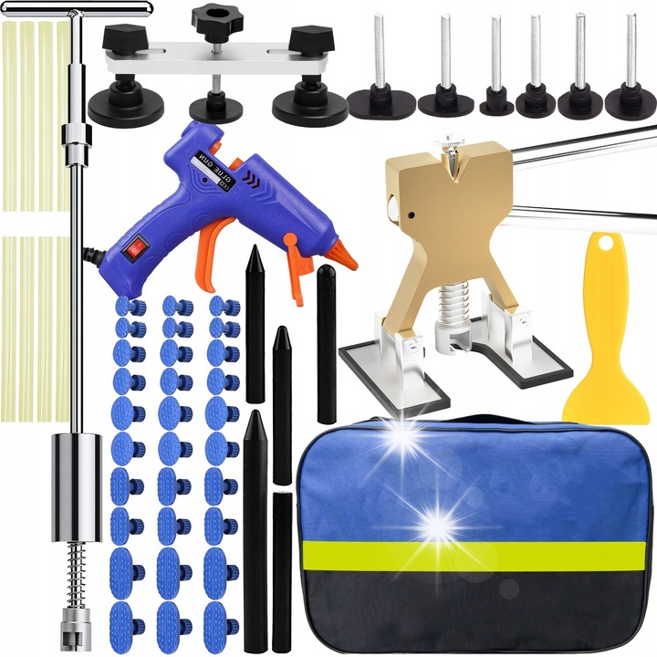 Set scule auto RETOO pentru indepartarea vanatailor PDR, 10x15x22cm