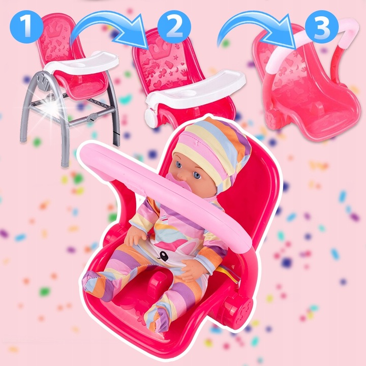 Baba, többszínű, 30x8x13cm