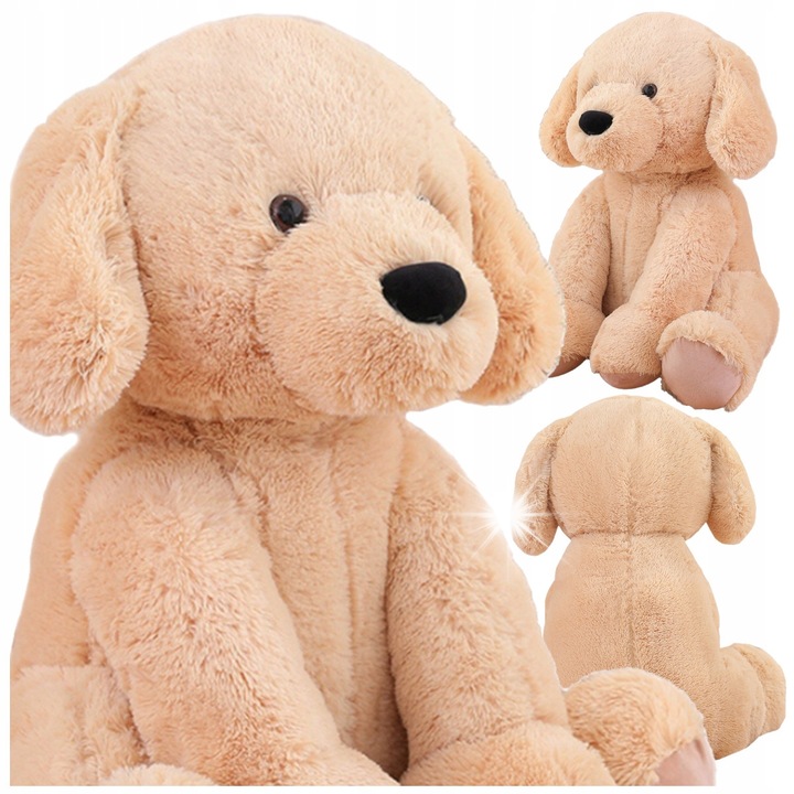 Jucarie de plus, Stator, catel, 60x46cm, multicolor, 3+ ani