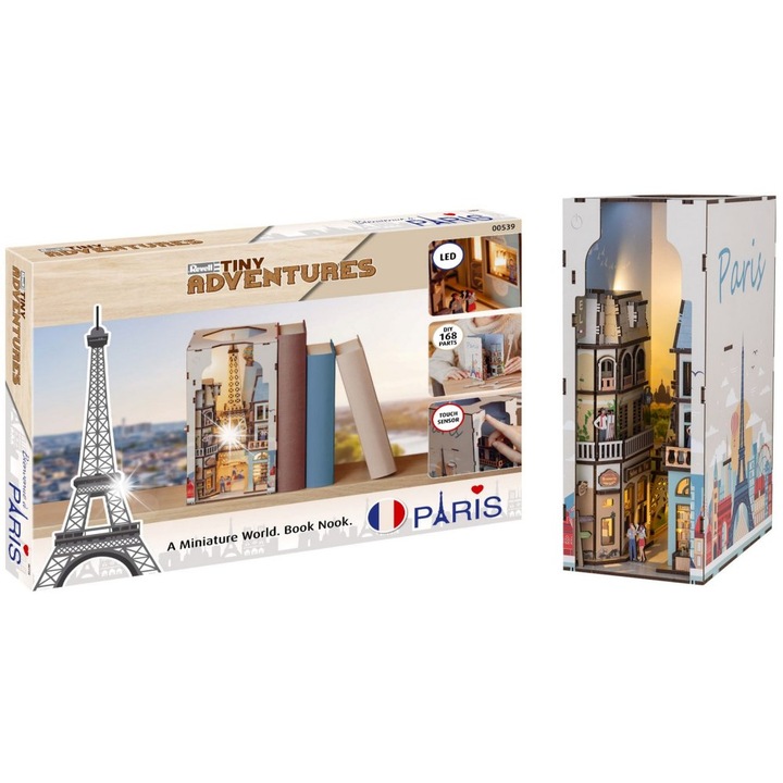 Revell, set de constructie, 168 elemente, iluminare LED, 18x11x23 cm