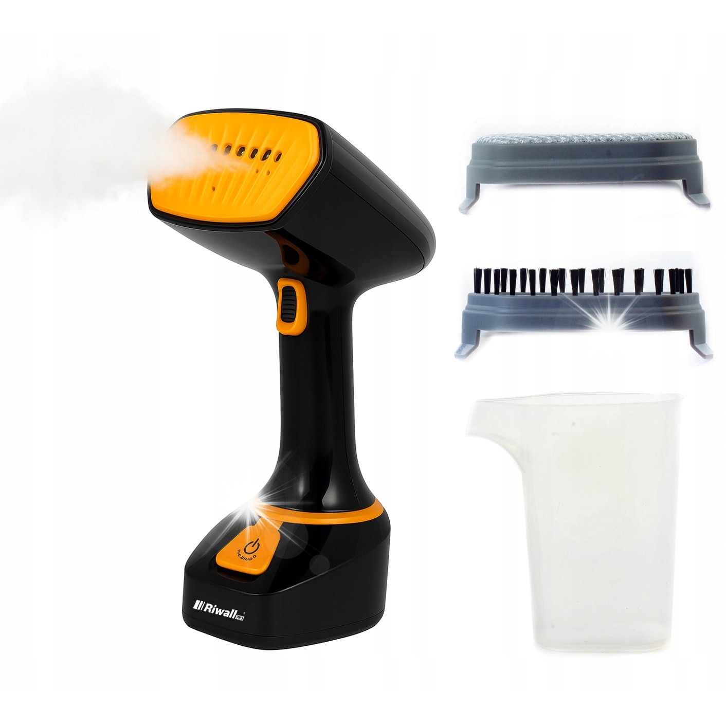Parownica Riwall Steamer 1700W 7w1 cu 7 accesorii, abur 25 g/min, rezervor 320 ml, pentru imbracaminte
