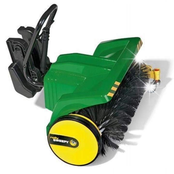 Accesoriu tractor Rolly Toys, 44x49x40cm, potrivit pentru vehicule cu cârlig frontal, perii rotative