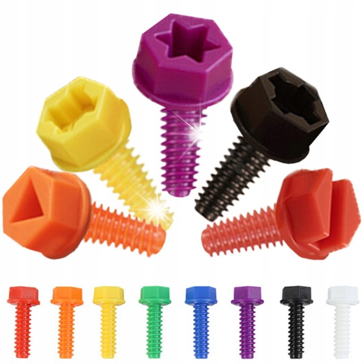 Set de suruburi colorate pentru tabla creativa STEM, 512 bucati, 5 forme, multicolor, pentru copii de la 3 ani