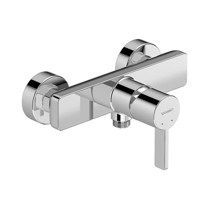 Душ батерия Duravit D-Neo DE4230000010, външен монтаж, едноръкохваткова, керамичен патрон, Хром гланц