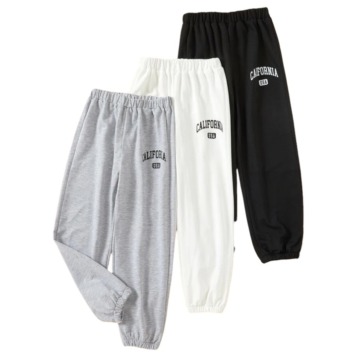 Melegítőnadrág, gyermek, 3 pár, 10 év