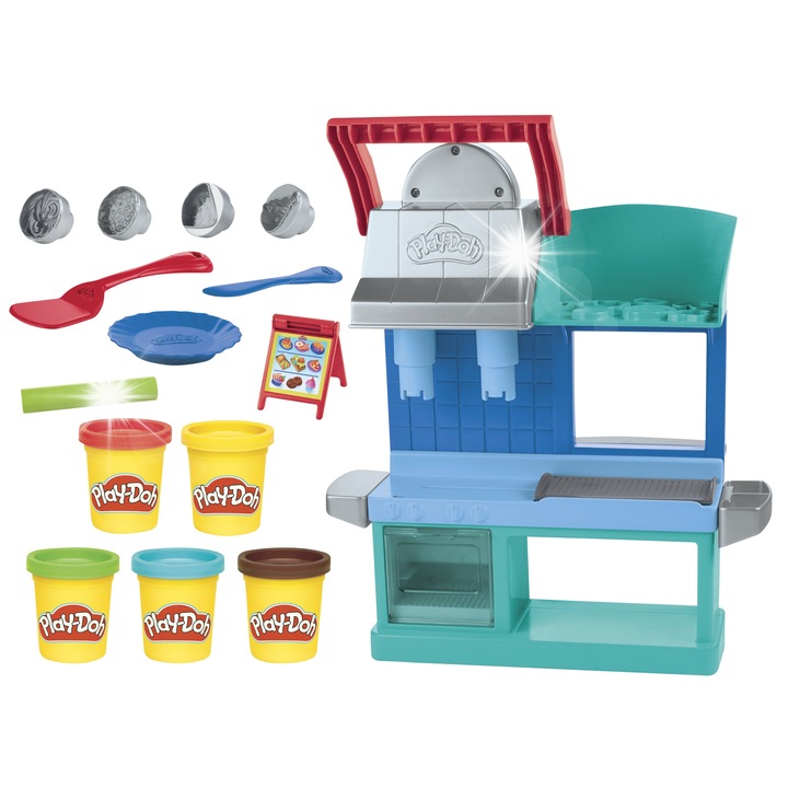 Set plastilina, Play-Doh, 5 culori, 21x8x32cm