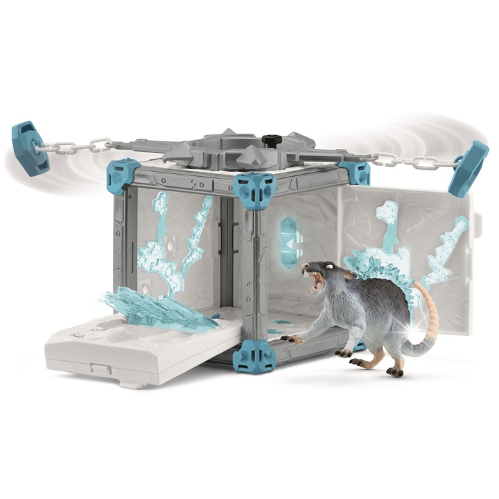 Figurina Schleich Zestav BattleCave, Soarece de gheata, 40 elemente, multicolor, pentru copii de la 6 ani