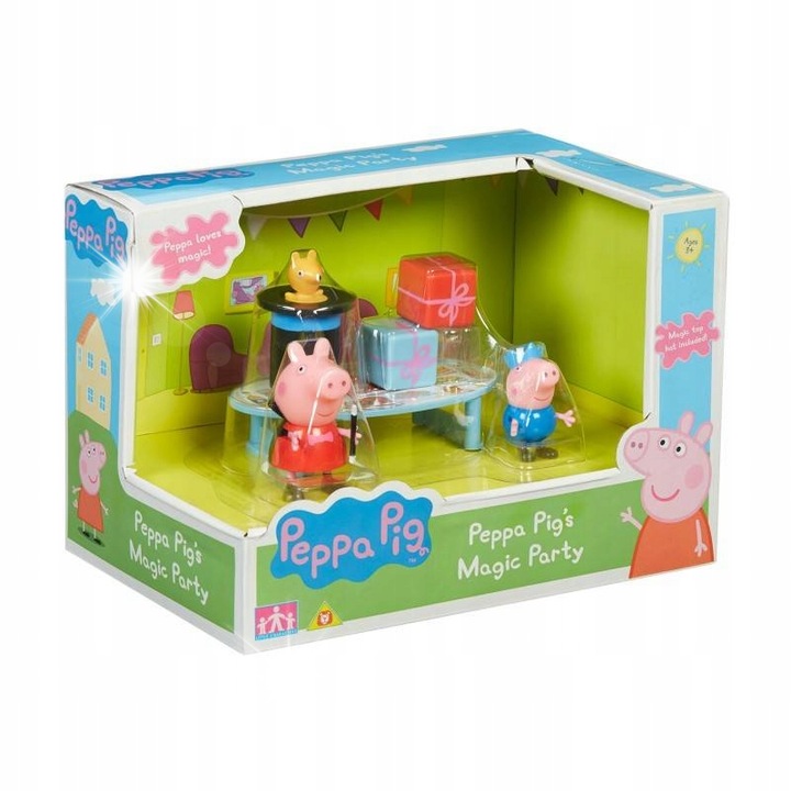 Seturi creative pentru copii, TM Toys, Swinka Peppa, figurine mobile, multicolor