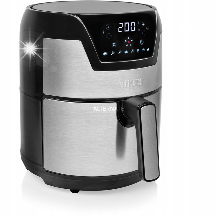 Princess 4.5L, 1500W, 8 programos, LCD, 356x278x330mm olajsütő