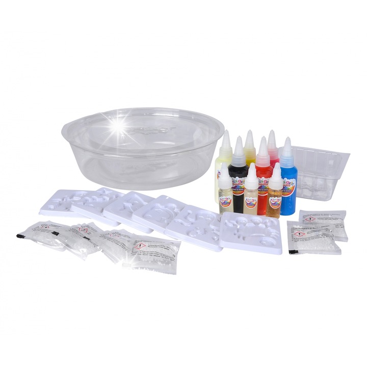 Set creativ pentru copii Aqua Gelz Deluxe, Simba, margelute multicolore, 8 ani+