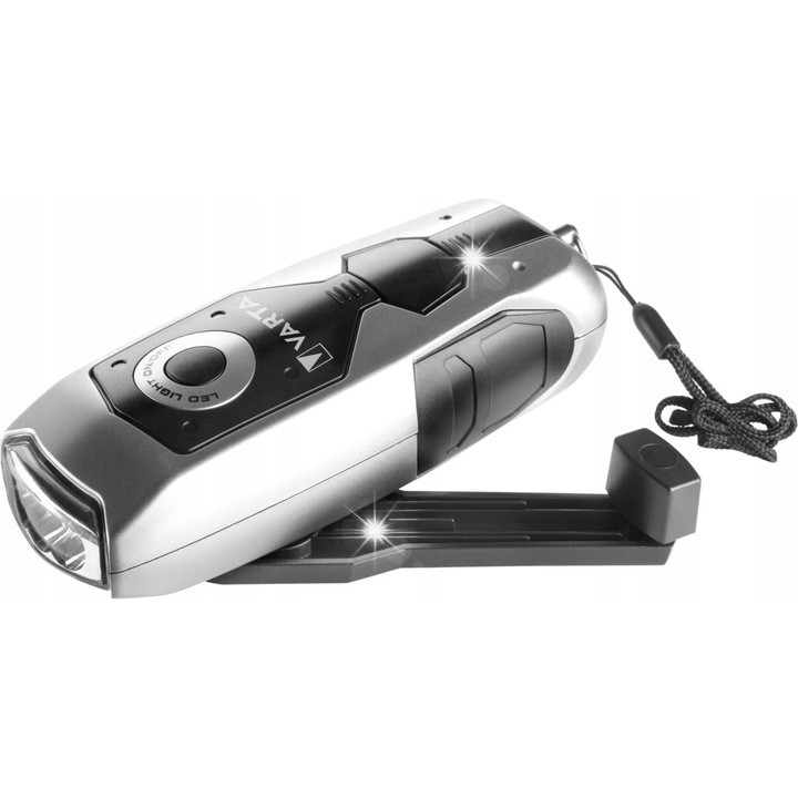 Фенер Varta, 100% независим от батерии, LED, водоустойчив, 142x52x42мм