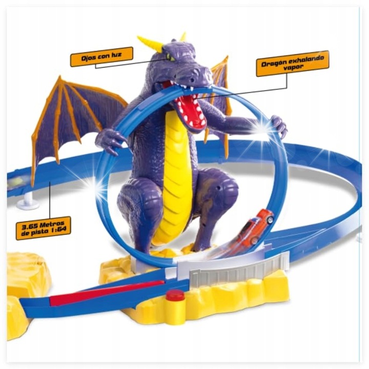 Versenyautó, VATOS, fényekkel, spray szett