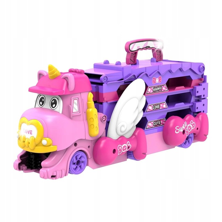 Unikornis kisautó, VATOS, 7 az 1-ben készlet, többszínű, nagy méretű