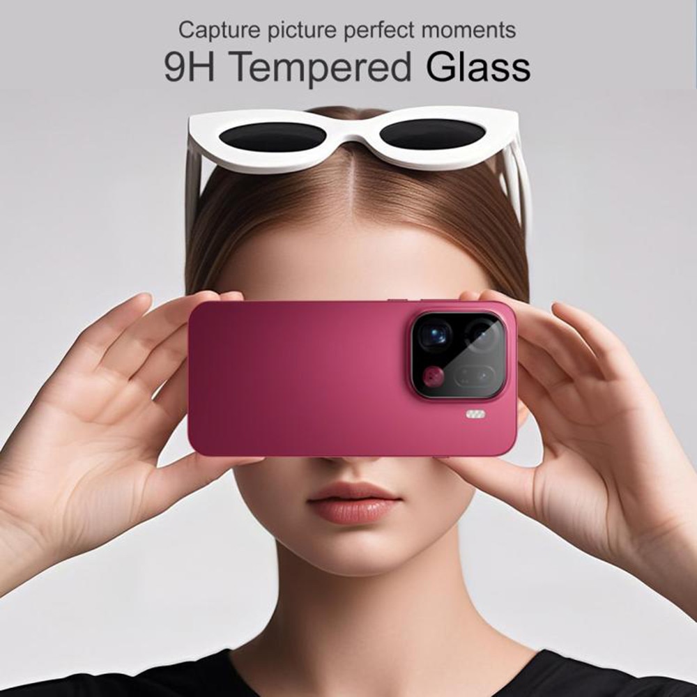 Folie protectie camera pentru Oppo Find X9 Pro, Techsuit Full Glass, Black