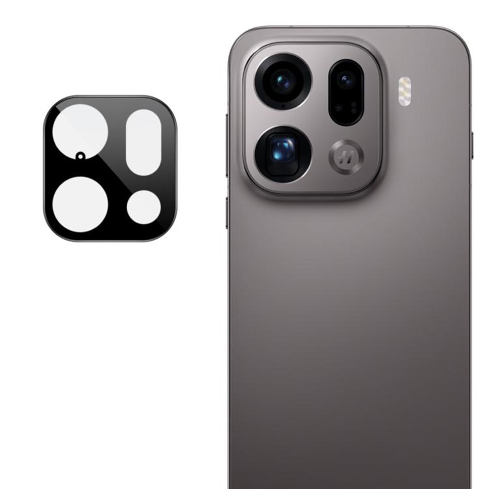 Folie protectie camera pentru Oppo Find X9 Pro, Techsuit Full Glass, Black