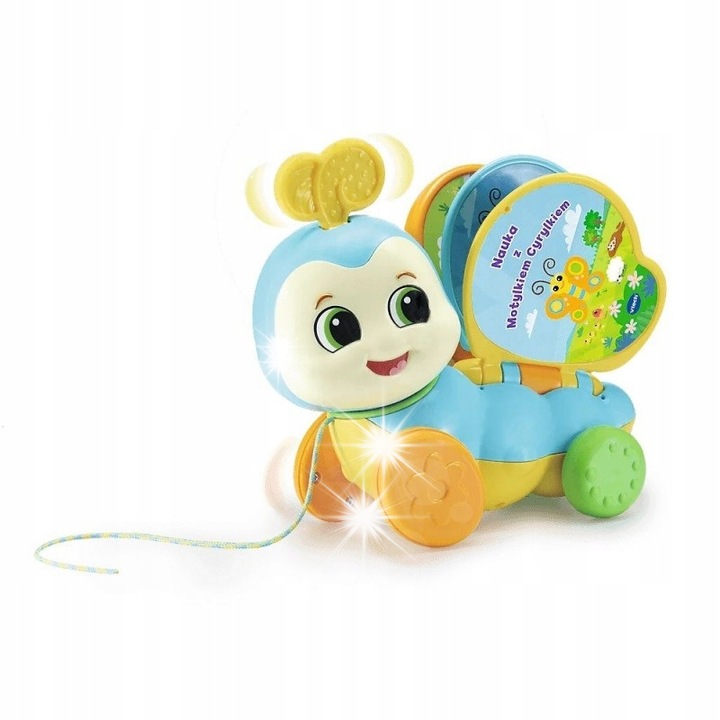 Интерактивна играчка, Vtech, пеперуда, синя, 12-36 месеца